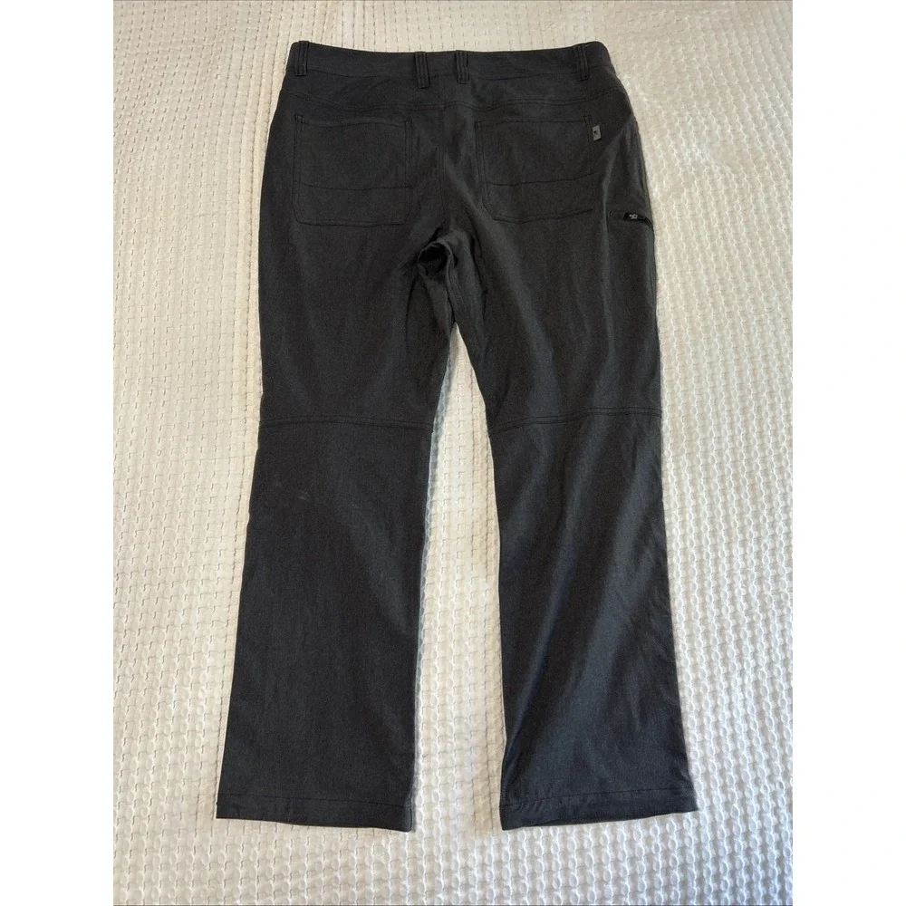 Royal Robbins Men's Gray Flex Hiking Travel Pants 38x30